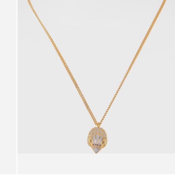 Kurt Geiger Enamel Eagle Pendant Purple And Gold NWT and Duster - Picture 2 of 2